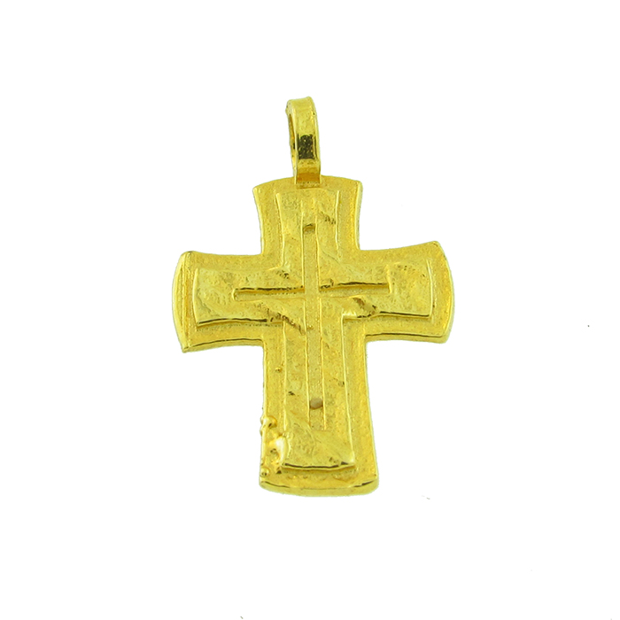 ΣΤΑΥΡΟΣ SENZIO Collection K9 Κίτρινο Χρυσό 06.1083.K9
