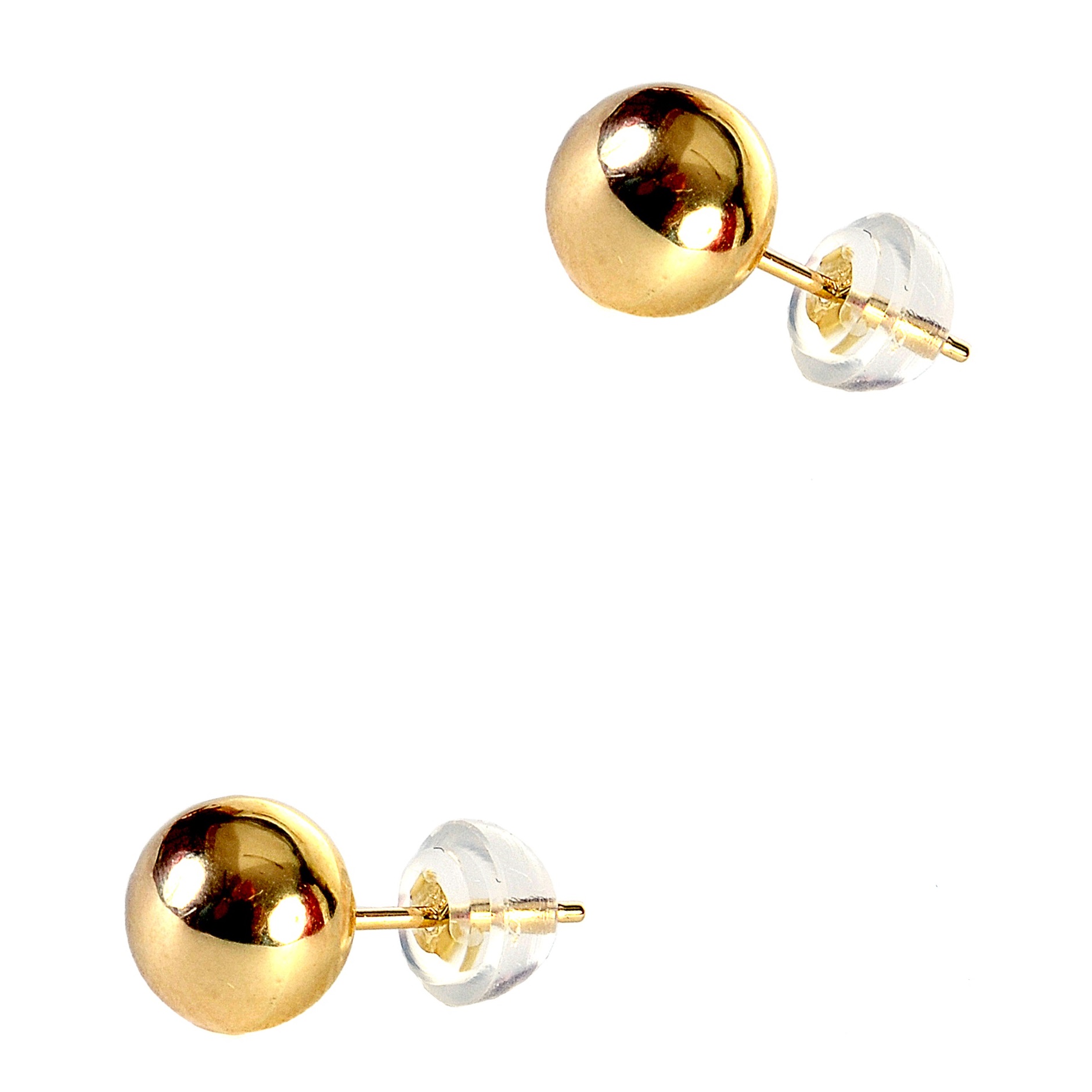 EARRINGS Balls Design SENZIO K9 Yellow Gold 09E-0007-4