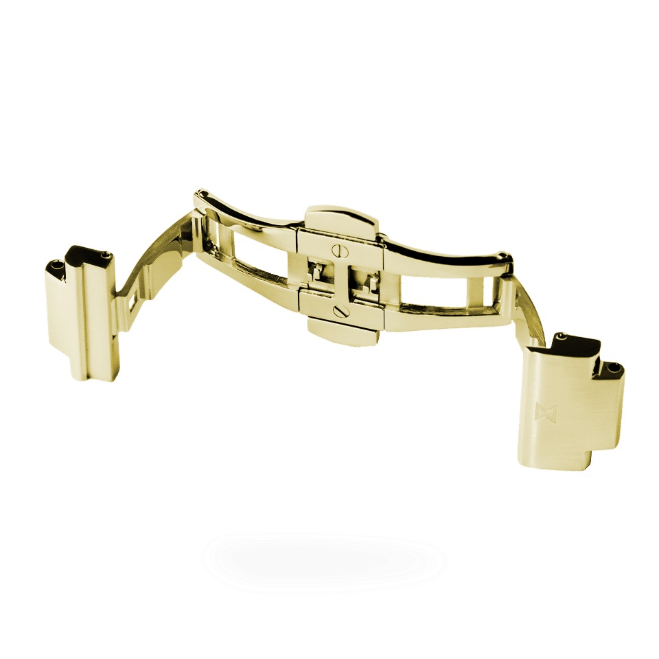 EDOX Delfin The Original Diver Lady White Pearl Dial with Diamonds 38mm Gold Stainless Steel Bracelet 53020-37JM-NADD - 3