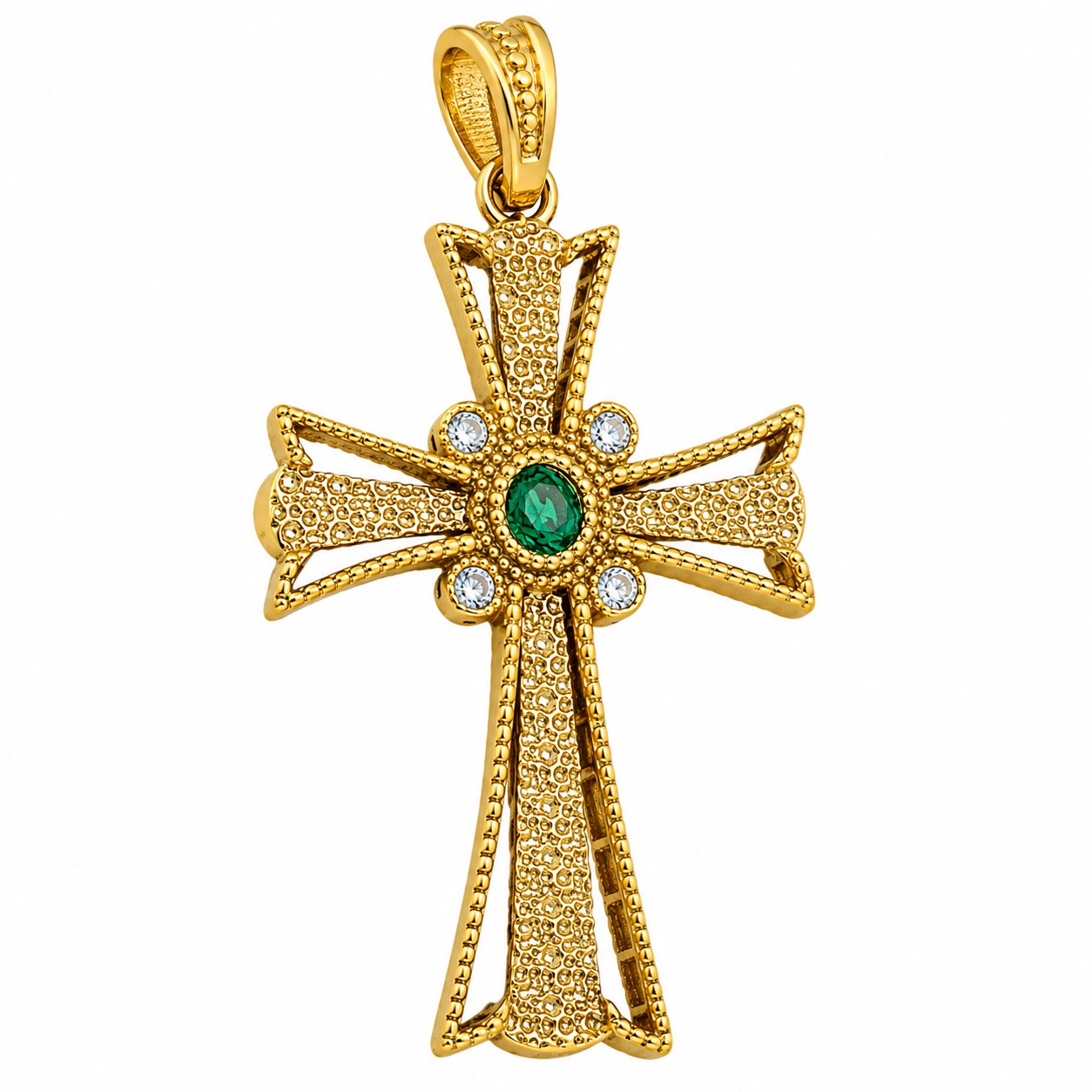 CROSS Women's SENZIO Collection K9 Yellow Gold with Zircon Stones 3LAV.1104CR - 