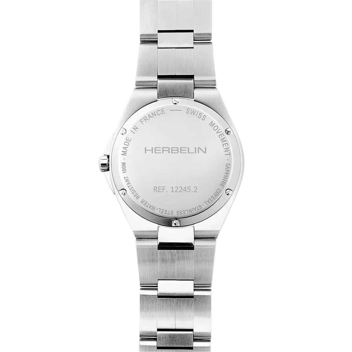 HERBELIN Cap Camarat Blue Gradient Dial 40.5mm Silver Stainless Steel Bracelet 12245B15 - 4
