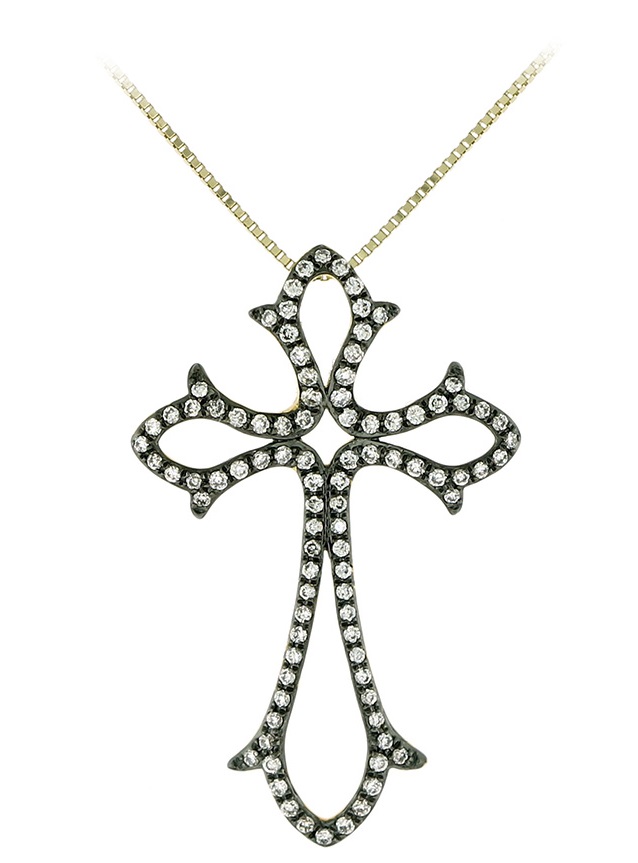 CROSS Vintage 18K Yellow Gold with Chain and Diamonds 122A-170D