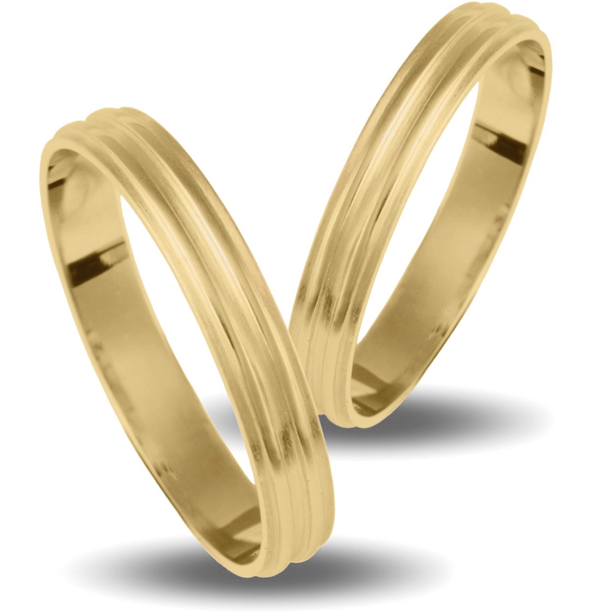 VERES4EVER Collection Βέρες Κίτρινο Χρυσό V2051 - Κίτρινο Χρυσό