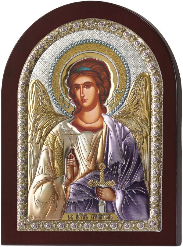 ΑΣΗΜΕΝΙΑ ΕΙΚΟΝΑ Φύλακας Άγγελος (15cm x 21cm) MA/E1126BX-C - 