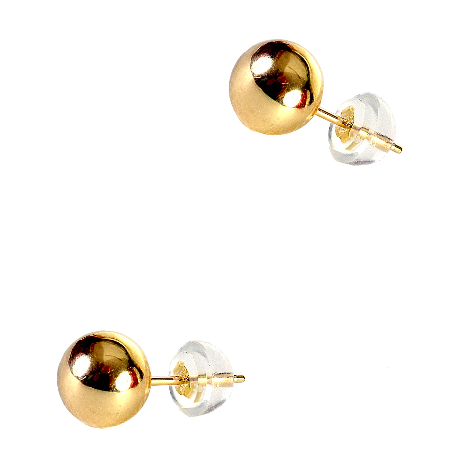 EARRINGS Balls Design SENZIO K14 Yellow Gold 14E-0007-4