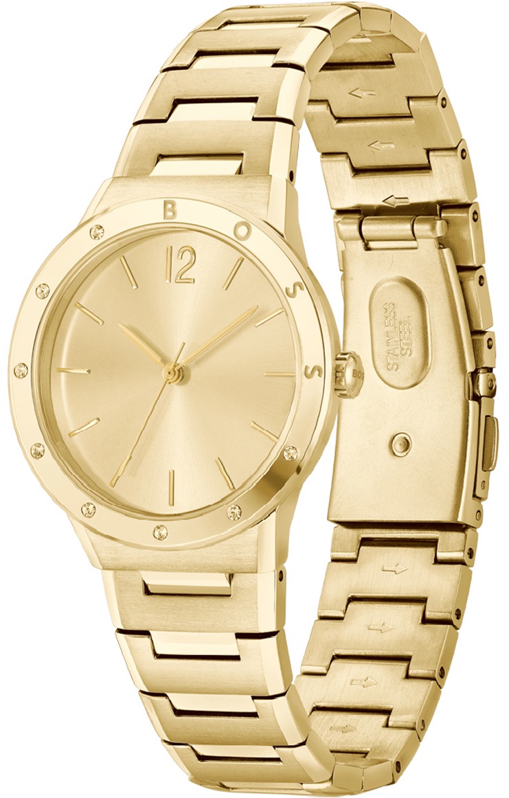 HUGO BOSS Crystals 34mm Gold Stainless Steel Bracelet 1502715 - 2