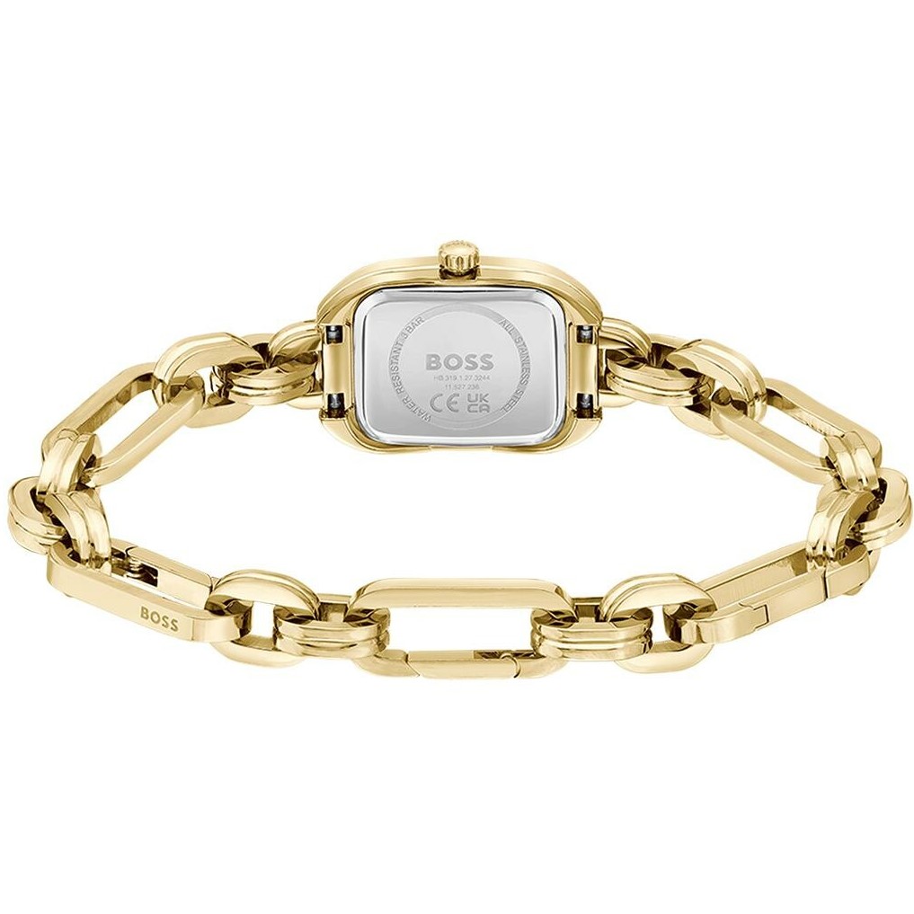 BOSS Hailey Black Dial 19mm Gold Stainless Steel Bracelet 1502739 - 4