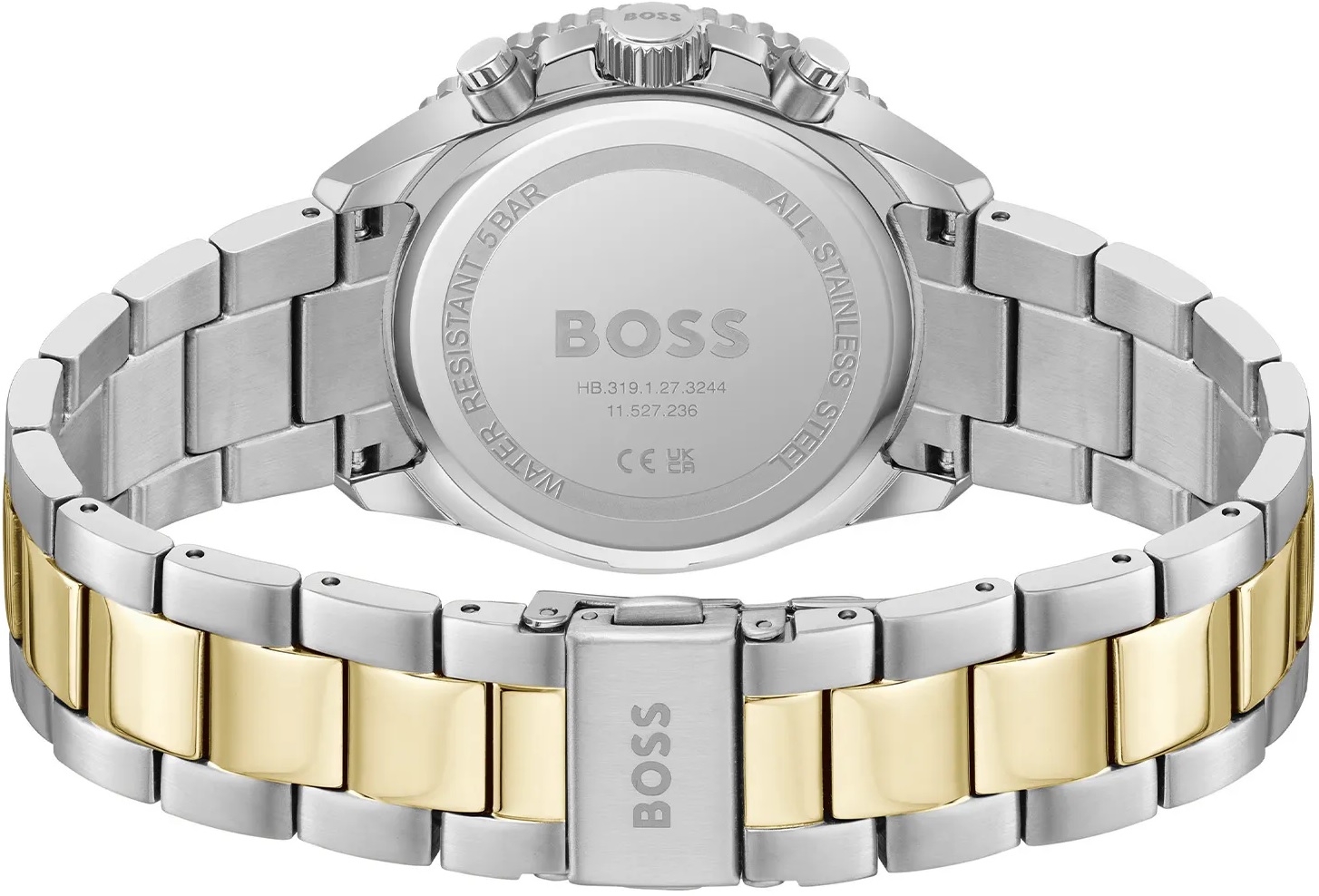 BOSS Runner Multifunction Silver Dial 38mm Two Tone Gold Stainless Steel Bracelet 1502756 - 3