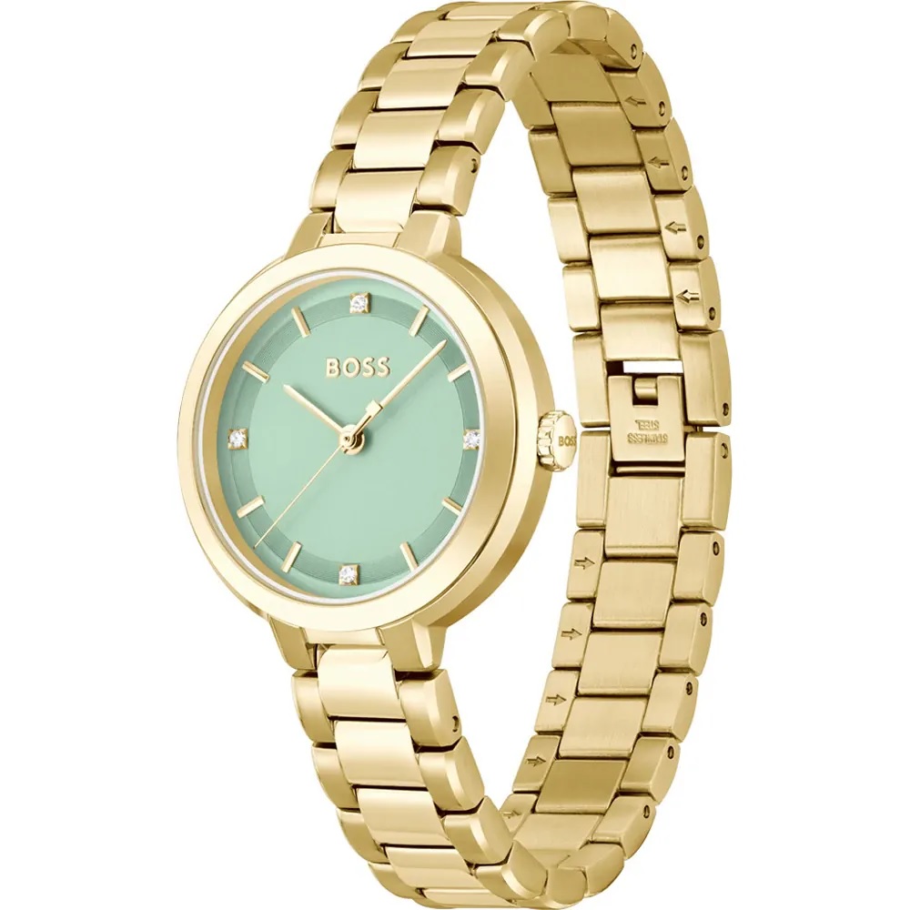 BOSS Sena Lady's Light Green Dial 34mm Gold Stainless Steel Bracelet 1502759 - 2