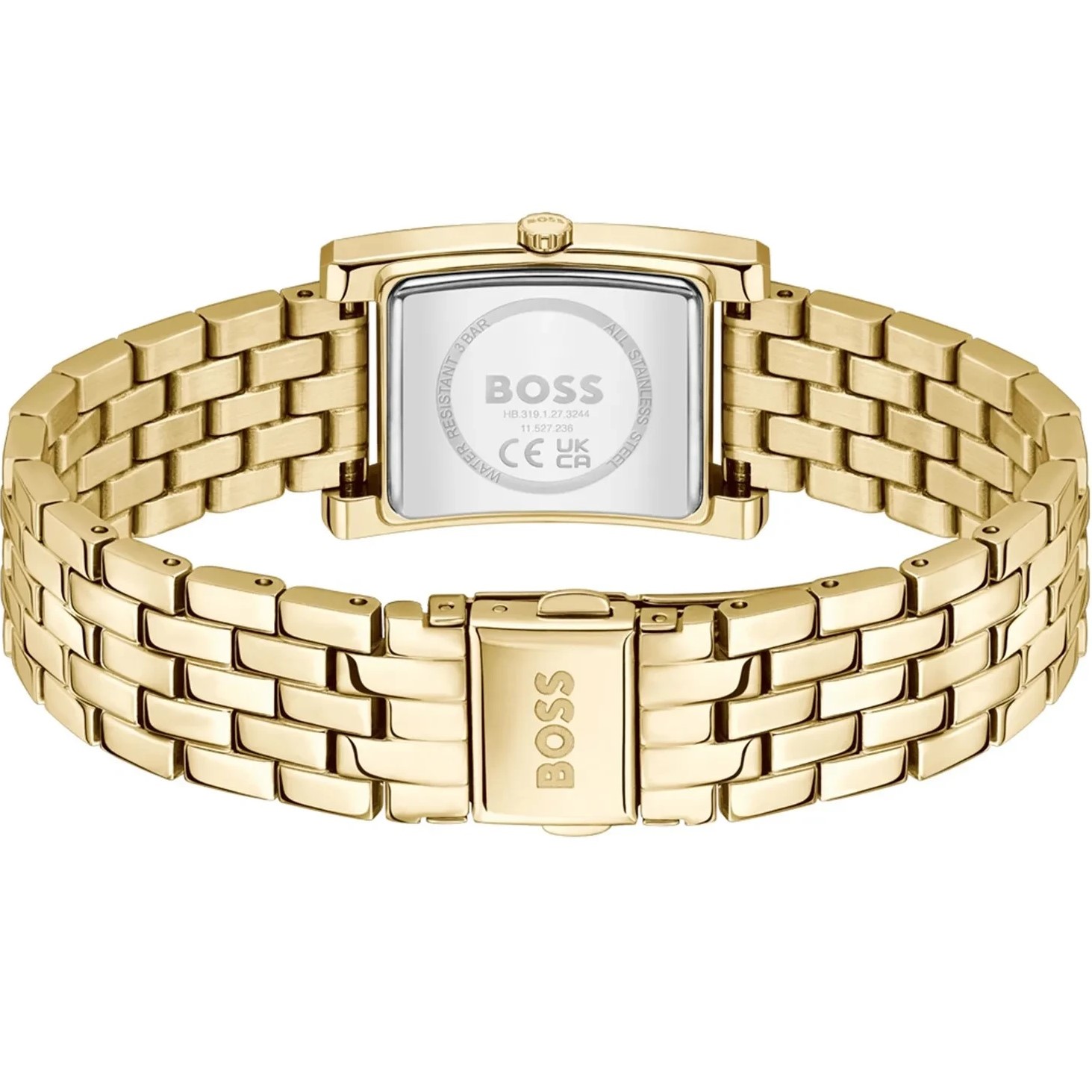 BOSS Lucy Green Dial 23mm Gold Stainless Steel Bracelet 1502785 - 4