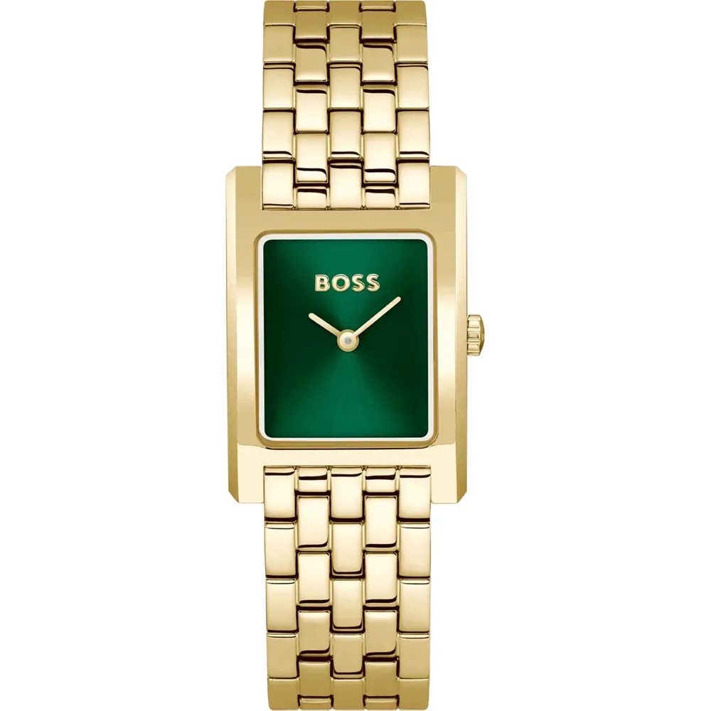 BOSS Lucy Green Dial 23mm Gold Stainless Steel Bracelet 1502785 - 