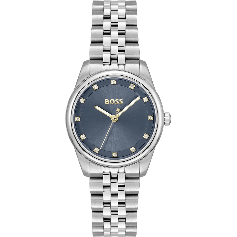 BOSS Graceful Precious Blue Dial 32mm Silver Stainless Steel Bracelet 1502809 - 