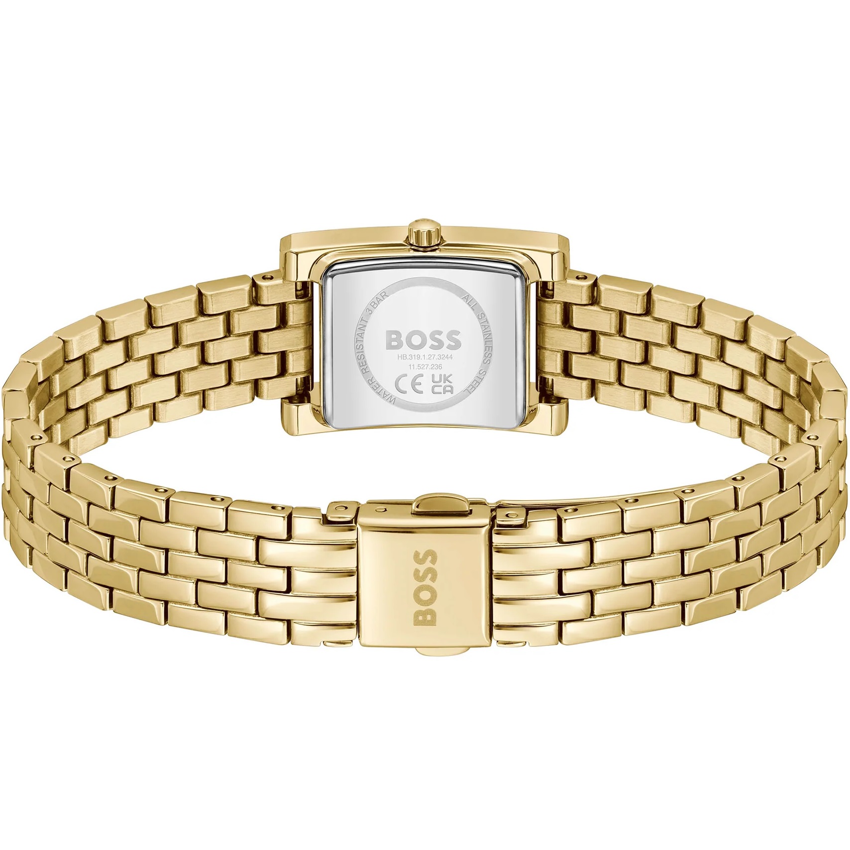 BOSS Lucy White Dial 18mm Gold Stainless Steel Bracelet 1502815 - 3