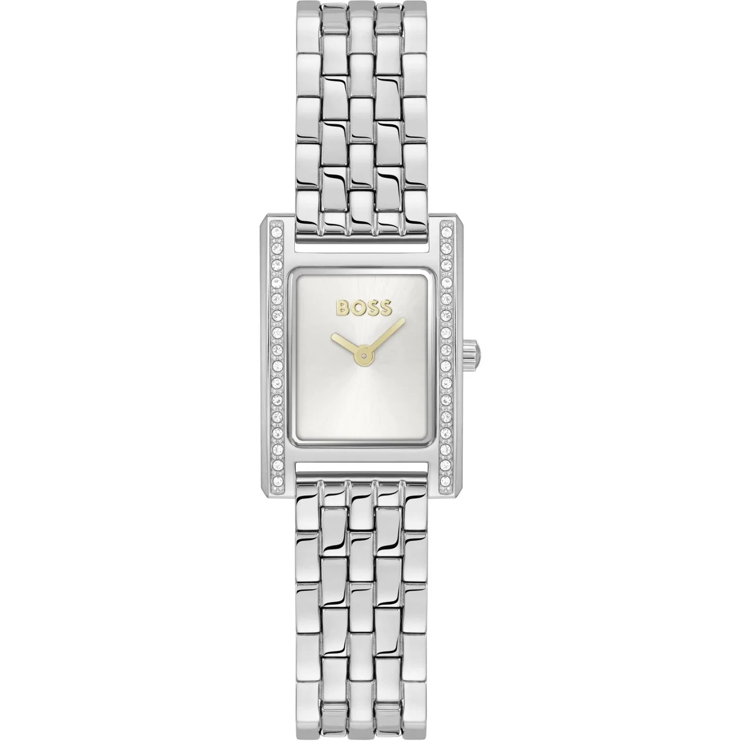 BOSS Lucy Silver Dial 18mm Silver Stainless Steel Bracelet 1502816 - 