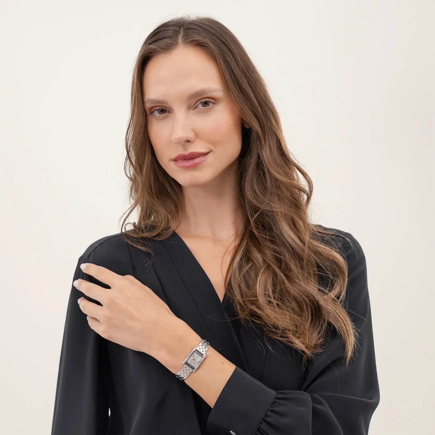 BOSS Lucy Silver Dial 18mm Silver Stainless Steel Bracelet 1502816 - 5