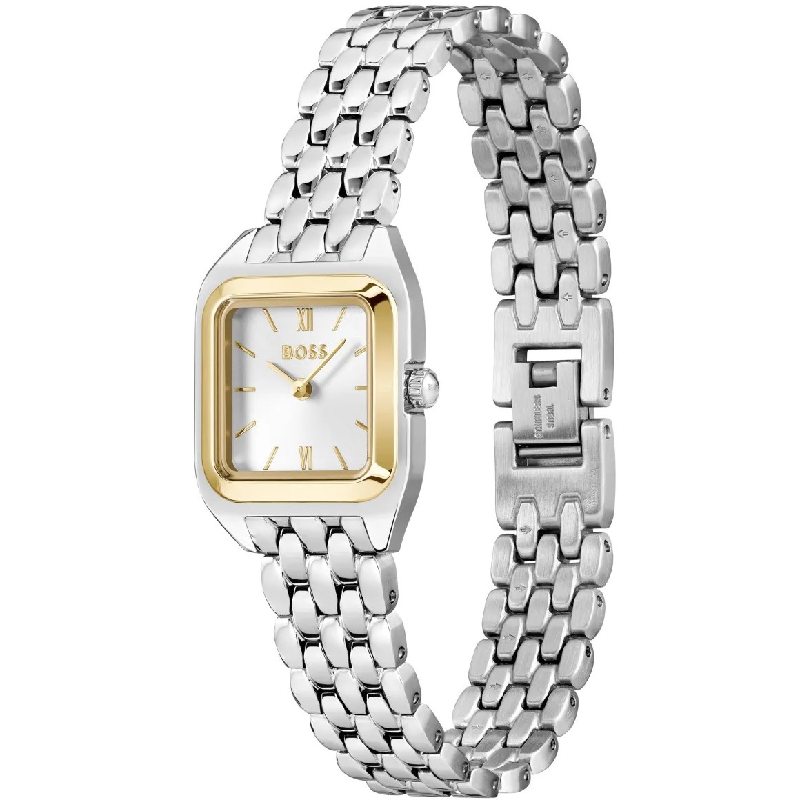 BOSS Mae Silver Dial 22mm Silver and Gold Stainless Steel Bracelet 1502821 - 3