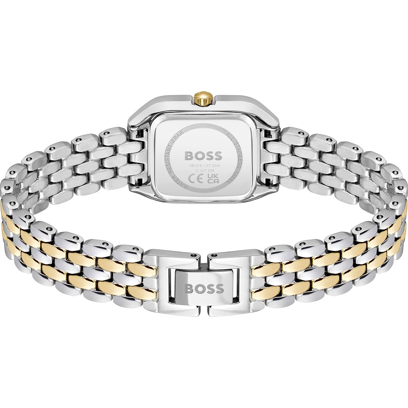 BOSS Mae Silver Dial 22mm Gold and Silver Stainless Steel Bracelet 1502822 - 4