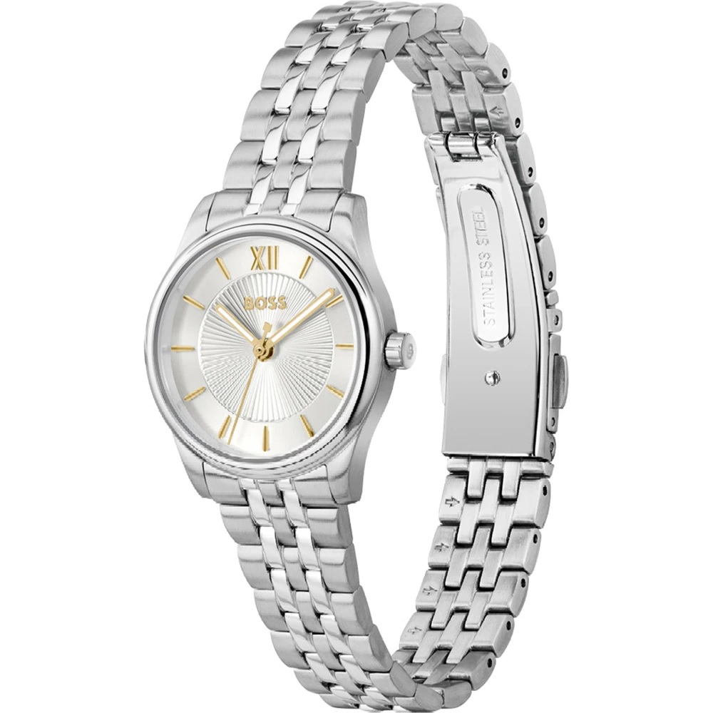 HUGO BOSS Graceful Mina Silver Dial 25mm Silver Stainless Steel Bracelet 1502840 - 3