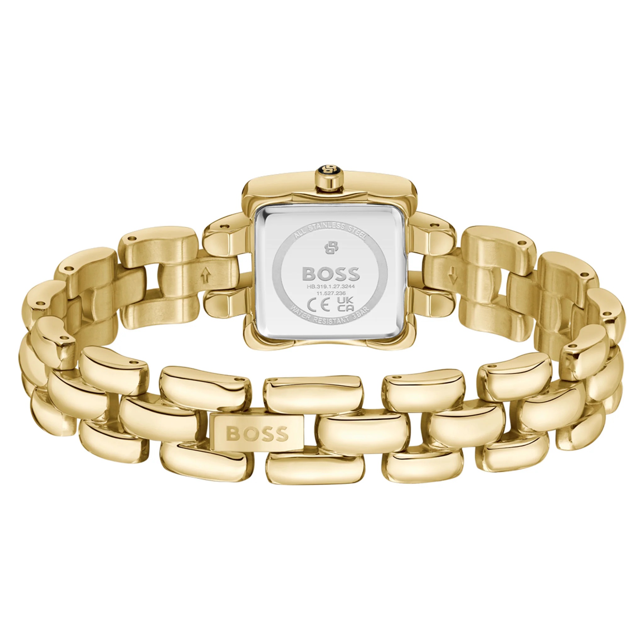 BOSS Violet Gold Dial 21mm Gold Stainless Steel Bracelet 1502874 - 3