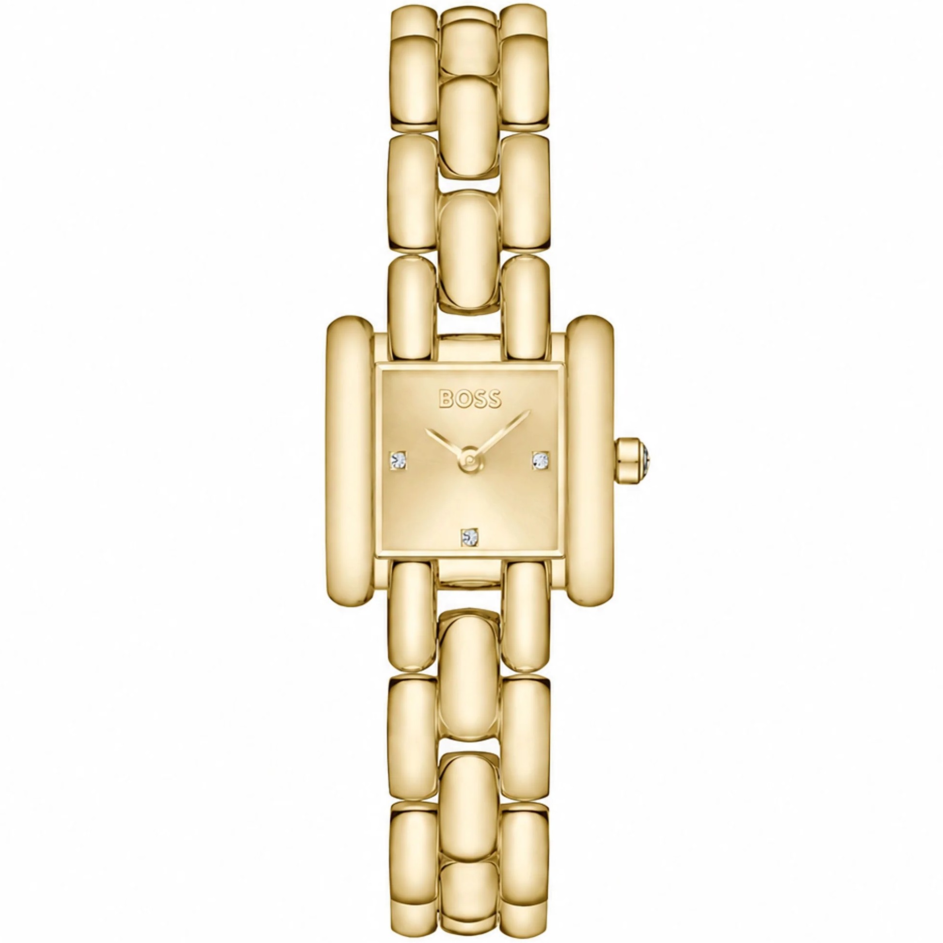 BOSS Violet Gold Dial 21mm Gold Stainless Steel Bracelet 1502874 - 