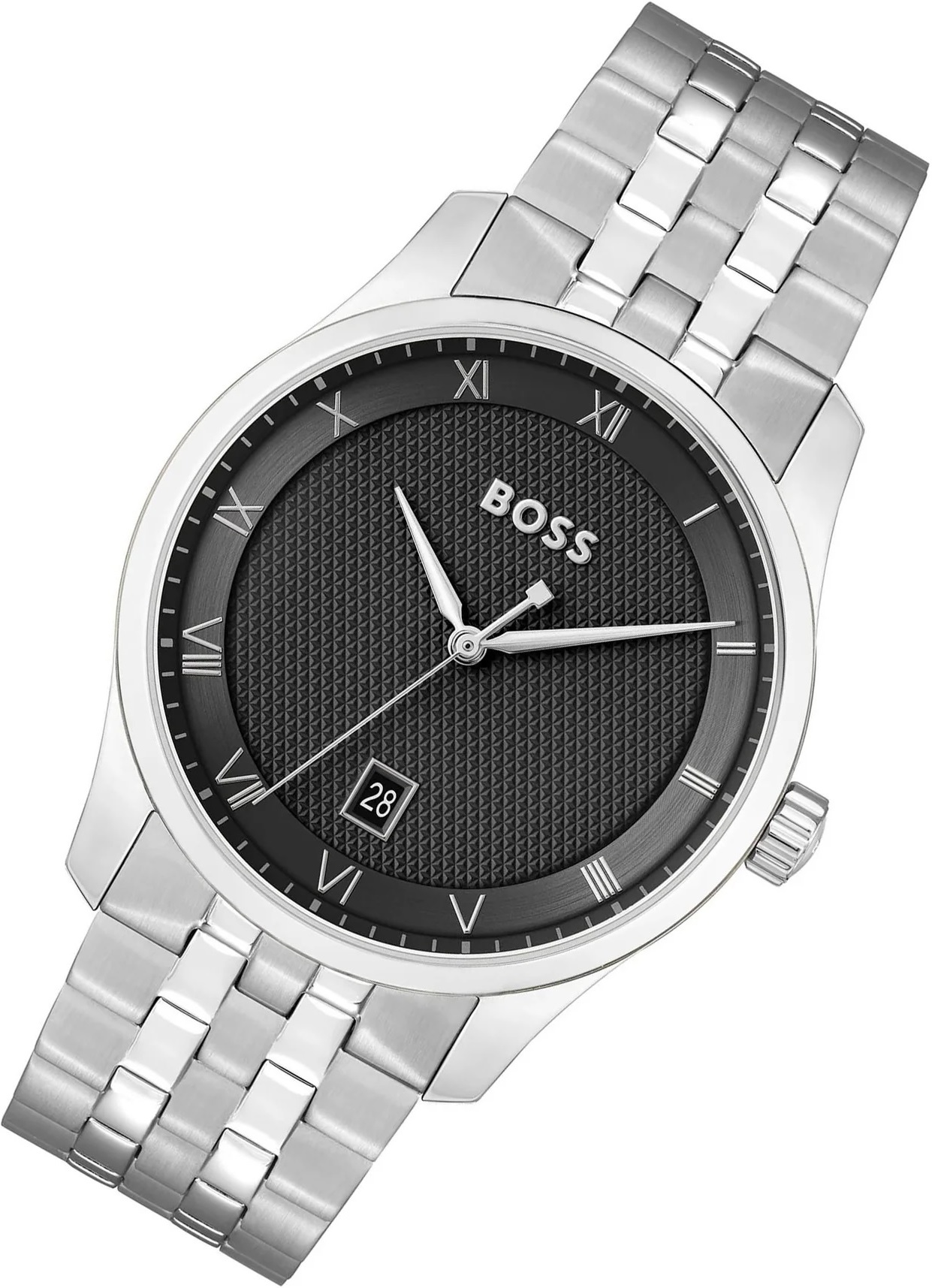 BOSS Principle Black Dial 41mm Silver Stainless Steel Bracelet 1514123 - 2