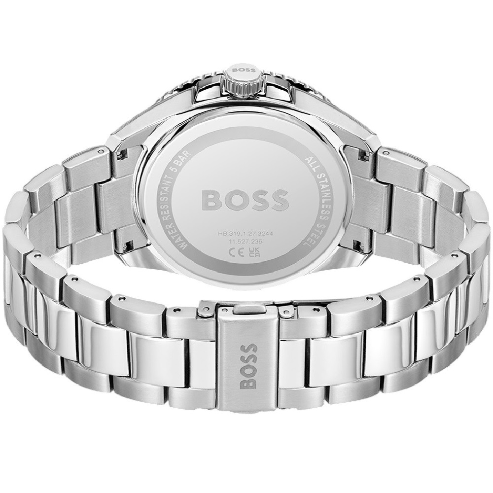 BOSS Runner 3H Black Dial 43mm Stainless Steel Bracelet 1514210 - 3