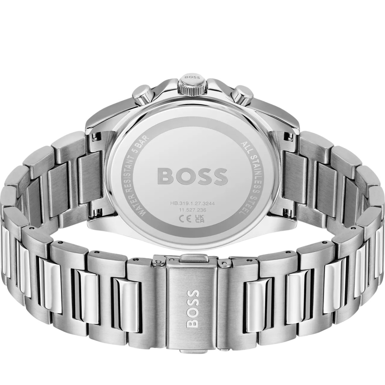 BOSS Strike Chronograph Green Dial 41mm Silver Stainless Steel Bracelet 1514241 - 4