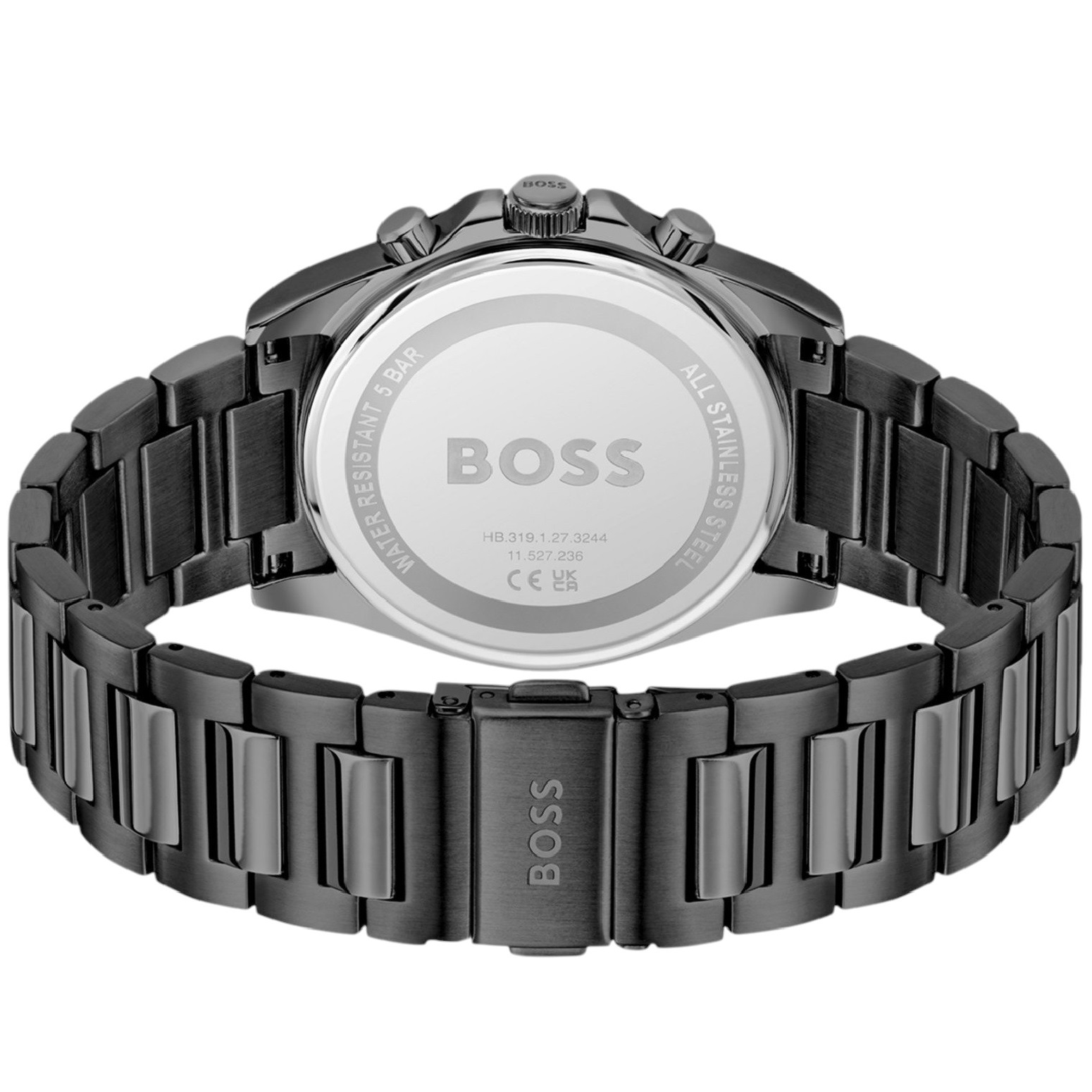 BOSS Strike Chronograph Blue Dial 41mm Black Stainless Steel Bracelet 1514242 - 3