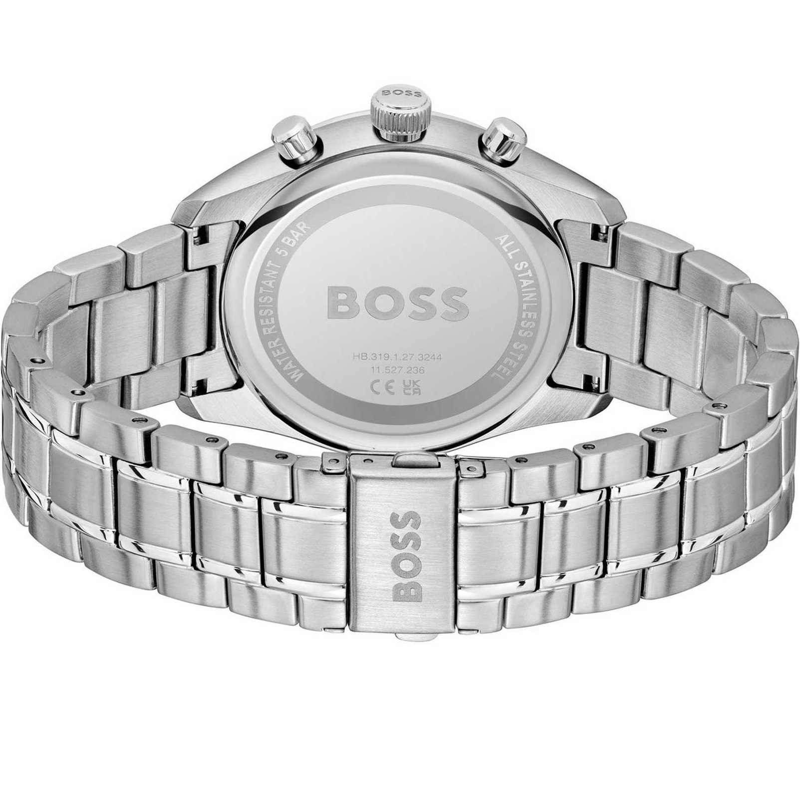 BOSS Grand Prix Chronograph Green Dial 43mm Silver Stainless Steel Bracelet 1514266 - 4