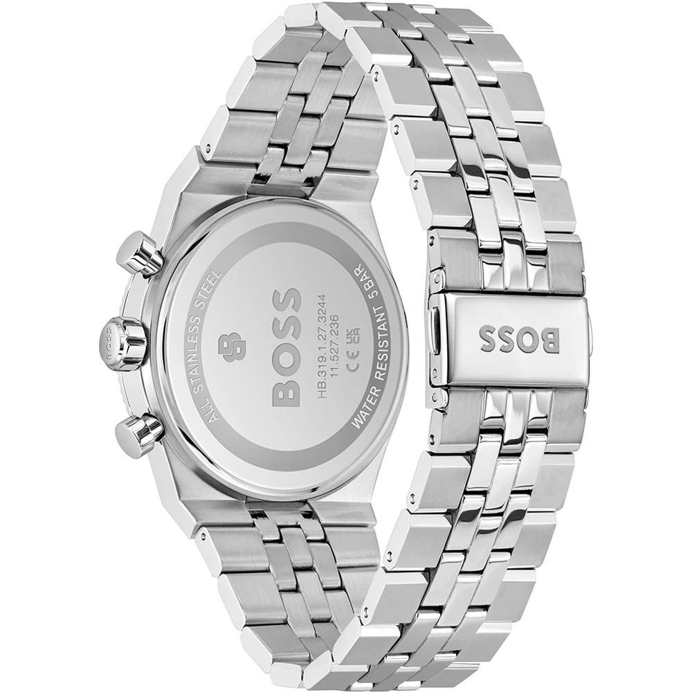 BOSS Candor Chronograph Black Dial 41mm Silver Stainless Steel Bracelet 1514307 - 4