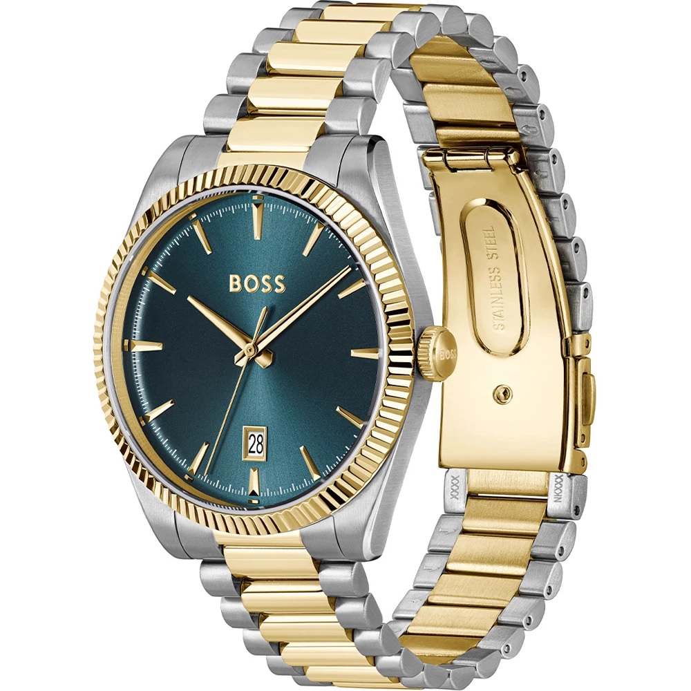 BOSS Cheswick Blue Dial 40mm Two Tone Gold Stainless Steel Bracelet 1514311 - 3