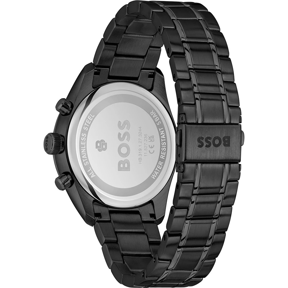 BOSS Grand Prix Chronograph Blue Dial 44mm Black Stainless Steel Bracelet 1514314 - 4