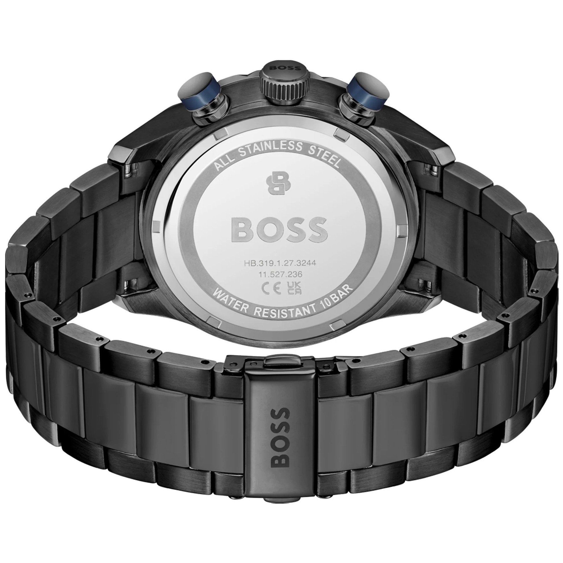 BOSS Chromonatix Chronograph Gray Dial 44mm Black Stainless Steel Bracelet 1514340 - 3