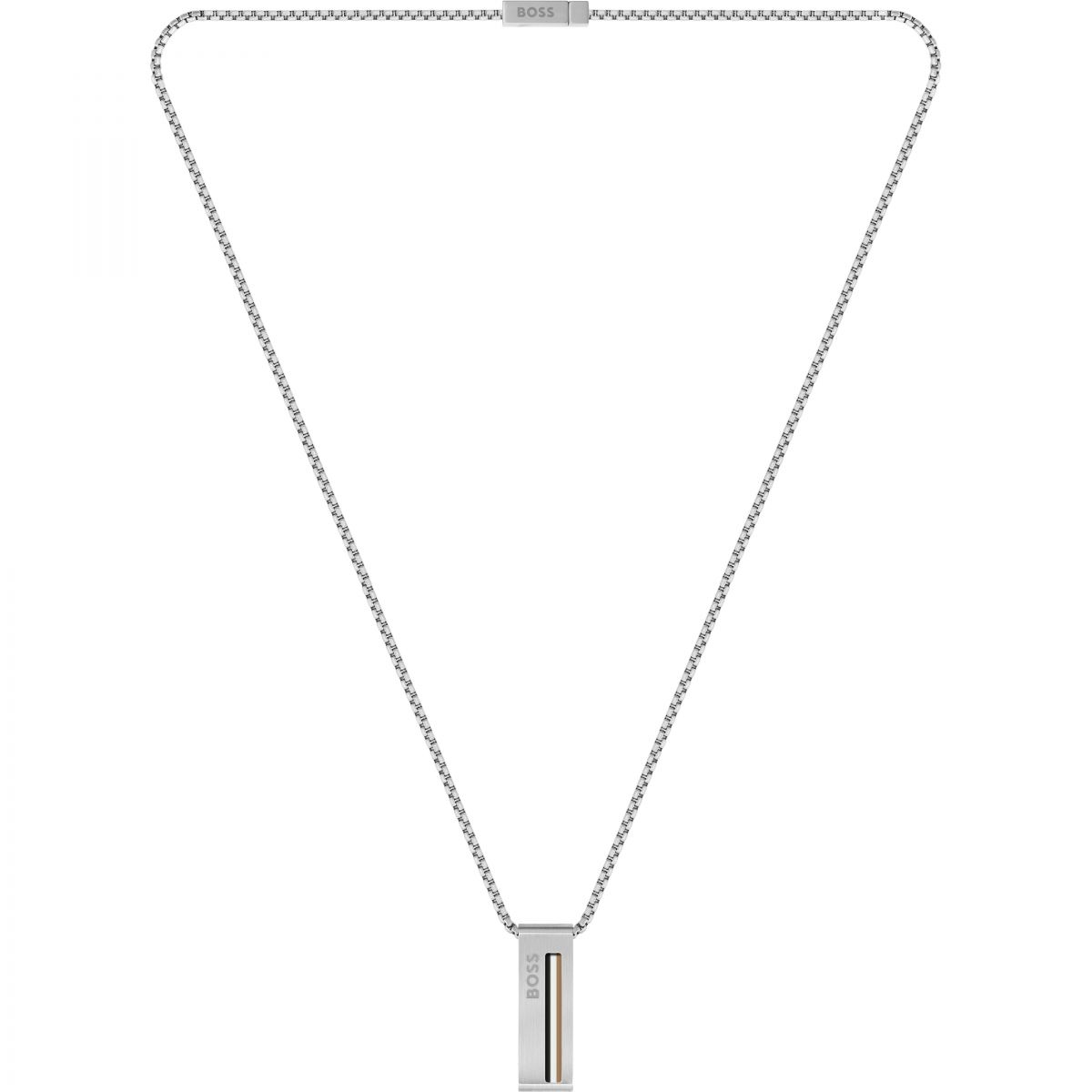BOSS Jewelry Necklace Silver Stainless Steel 1580361 - 