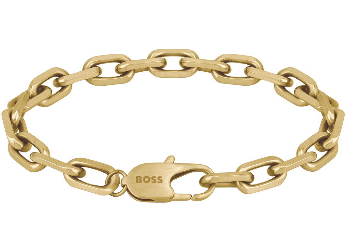 BOSS Jewelry For Him Bracelet Gold Stainless Steel 1580501M - 1
