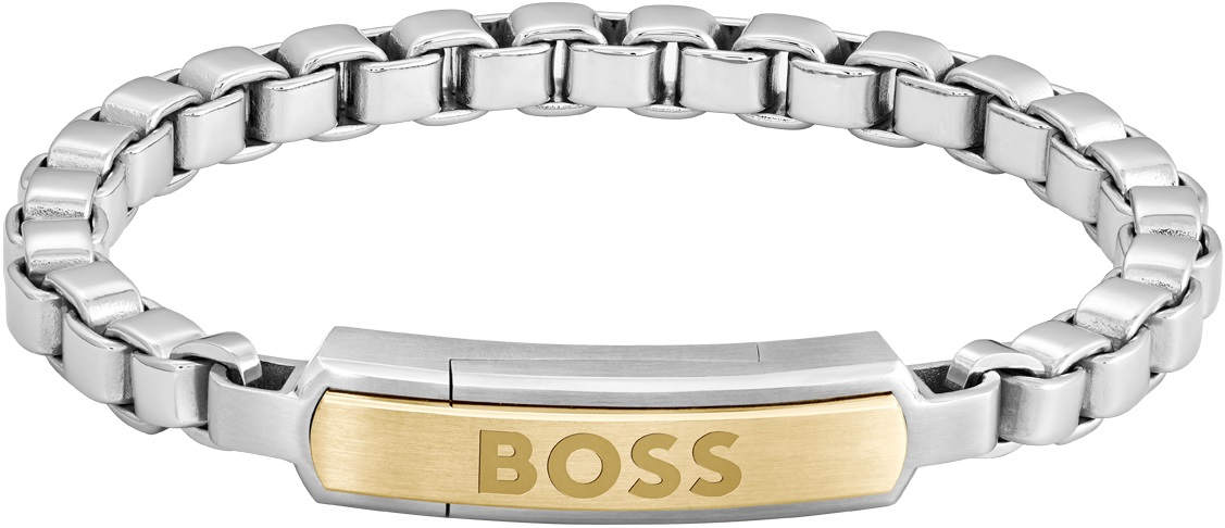 BOSS Jewelry Devon Bracelet Silver Stainless Steel 1580597M - 