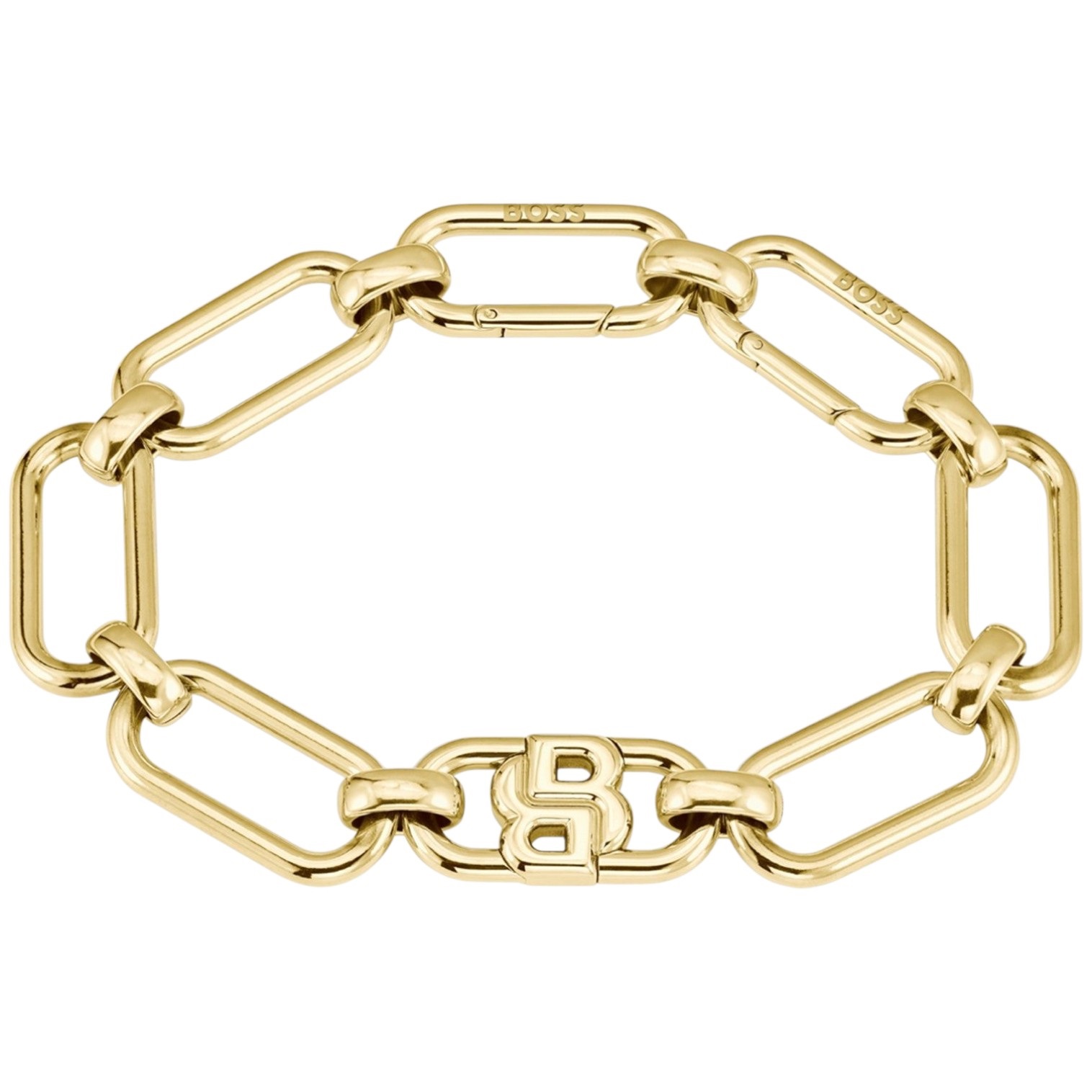 BOSS Jewelry for Her Bracelet Double B Gold-Plated Stainless Steel 1580628 - 