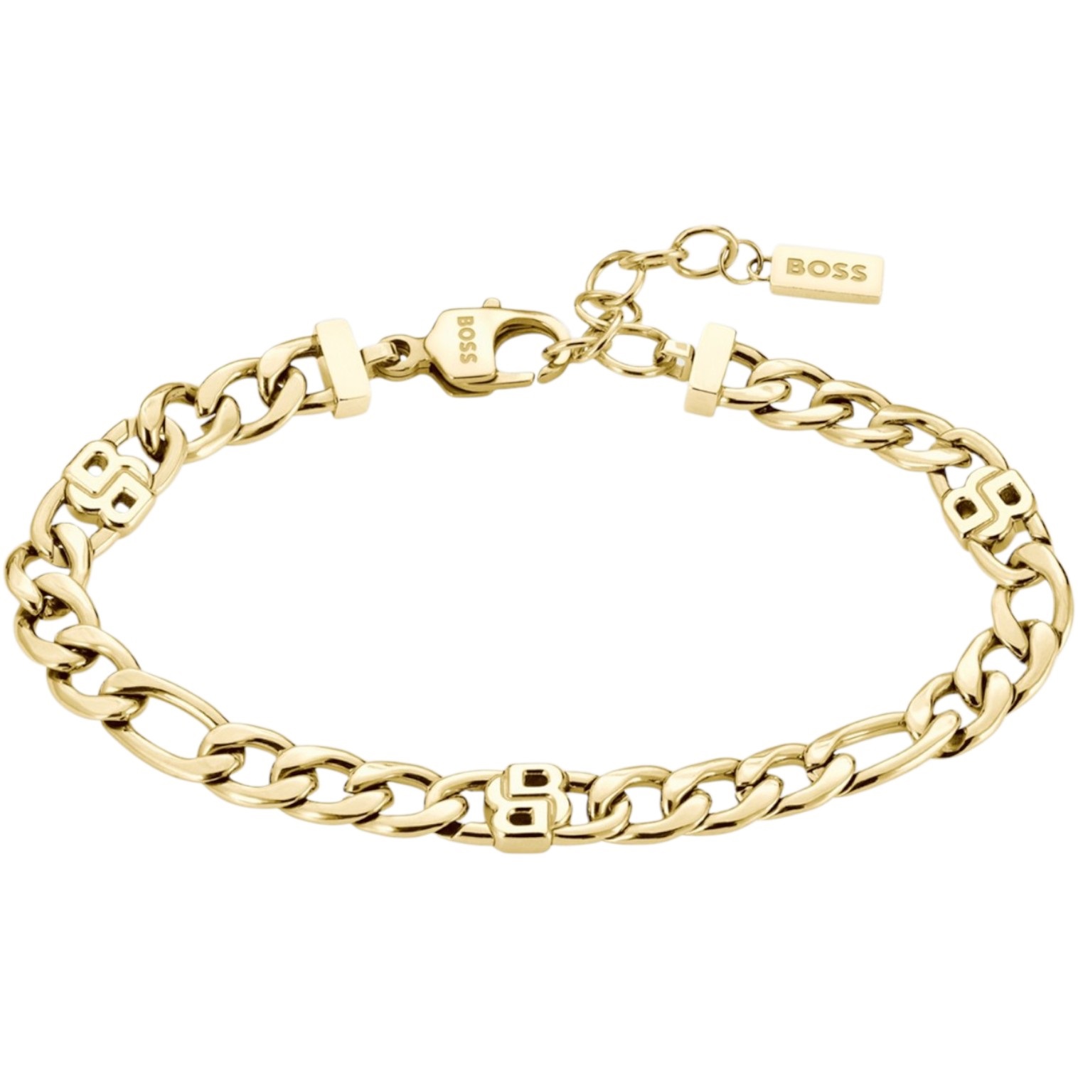 BOSS Jewelry for Her Bracelet Double B Gold-Plated Stainless Steel 1580635 - 