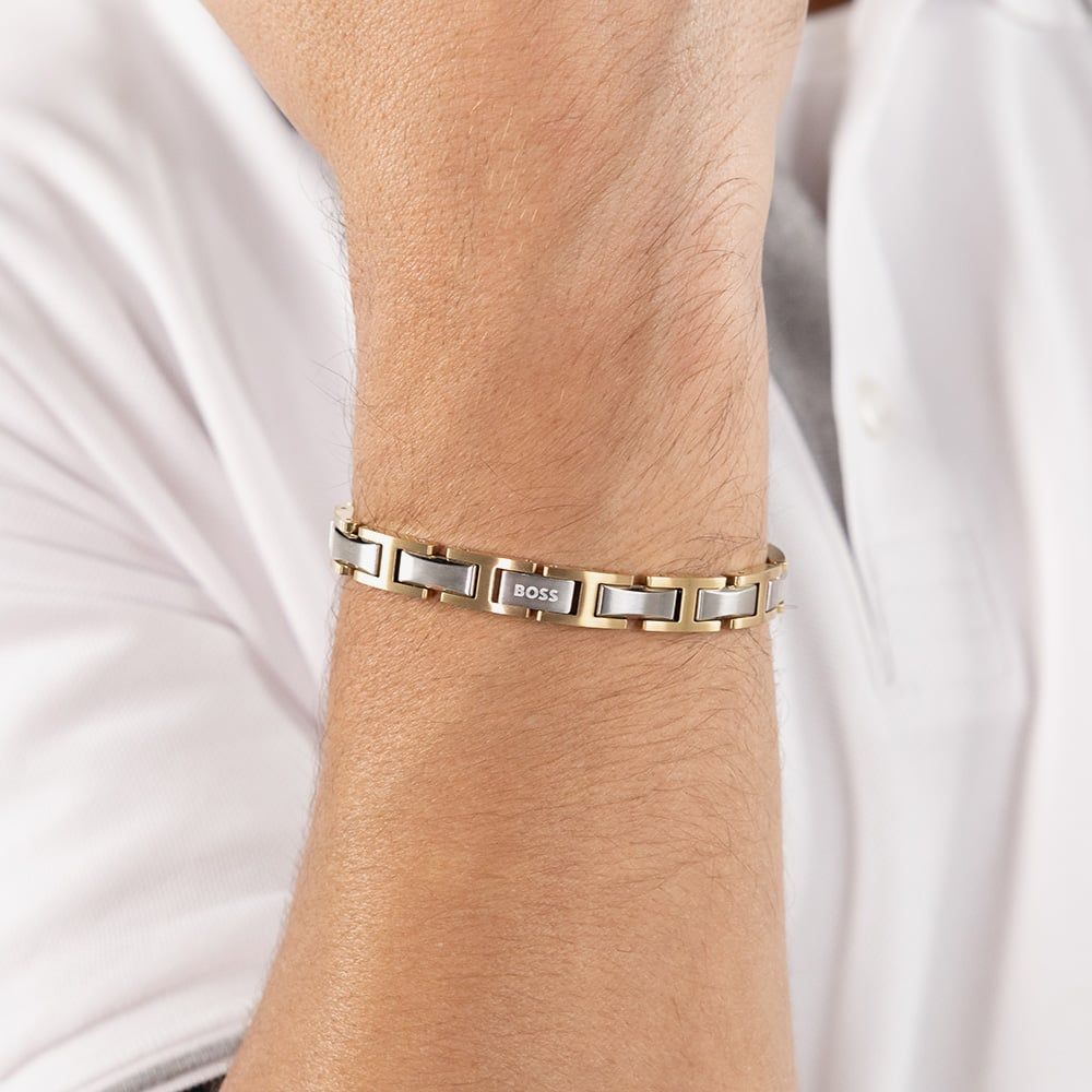 BOSS Jewelry Bracelet Two-Tone Stainless Steel 1580793 - 
