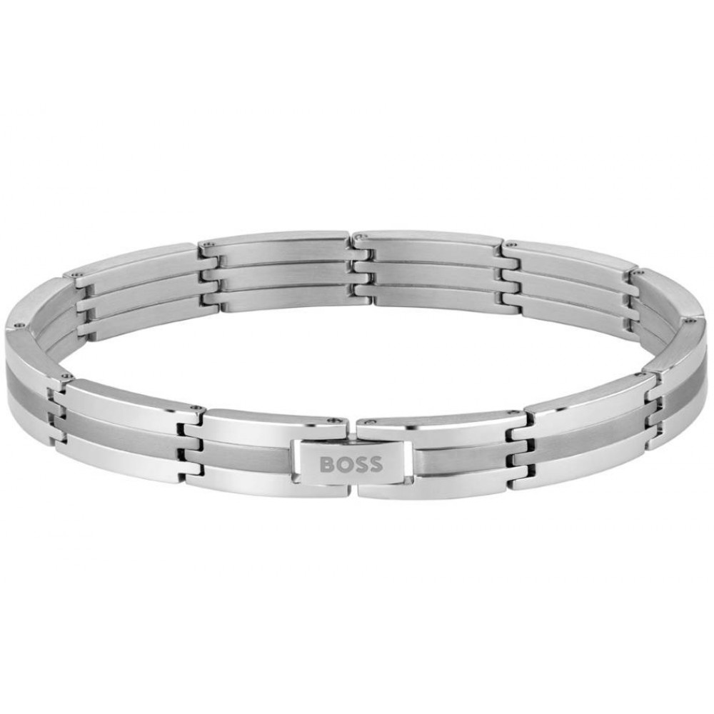 ΒΡΑΧΙΟΛΙ Ανδρικό BOSS από Ασημί Ανοξείδωτο Ατσάλι 1580803 - 