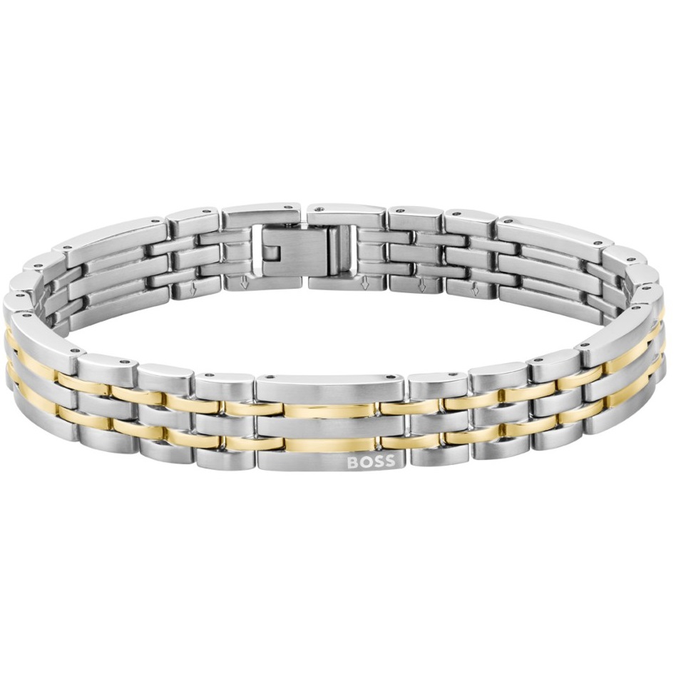 ΒΡΑΧΙΟΛΙ Ανδρικό BOSS από Δίχρωμο Ανοξείδωτο Ατσάλι 1580813 - 