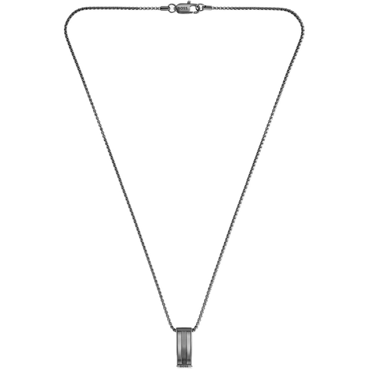 ΜΕΝΤΑΓΙΟΝ Ανδρικό BOSS από Μάυρο Ανοξείδωτο Ατσάλι 1580834 - 