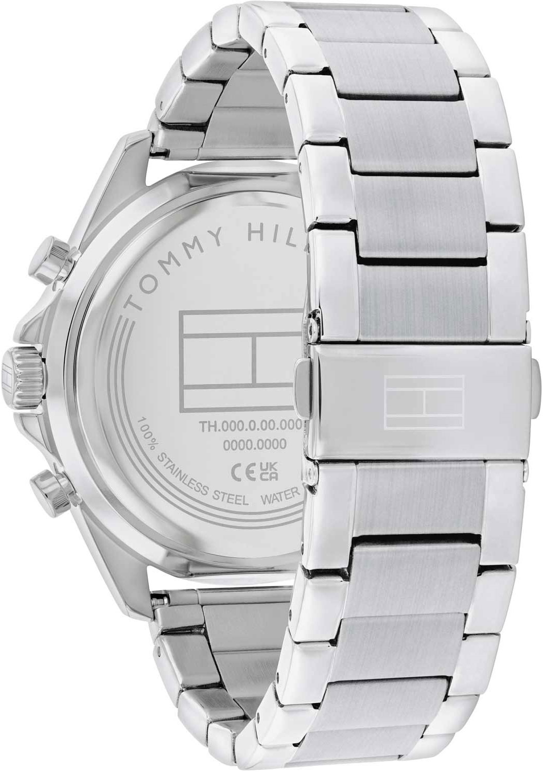 TOMMY HILFIGER Jax Multifunction Blue Dial 44mm Silver Stainless Steel Bracelet 1710656 - 3