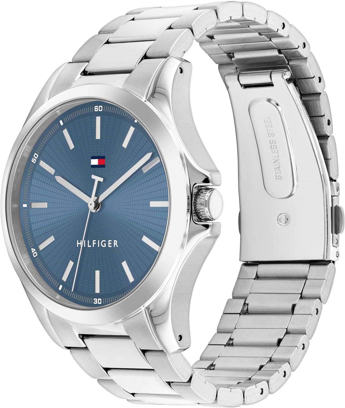 TOMMY HILFIGER Bruce Blue Dial 43mm Silver Stainless Steel Bracelet 1710670 - 
