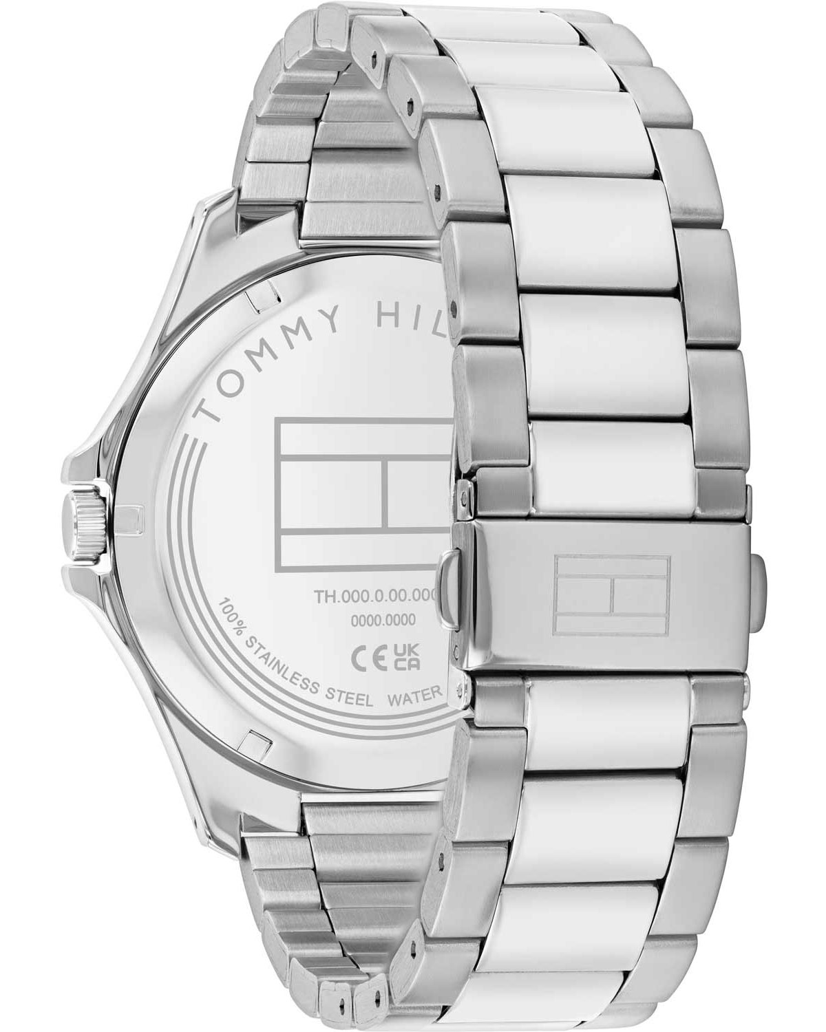 TOMMY HILFIGER Bruce Blue Dial 43mm Silver Stainless Steel Bracelet 1710670 - 3