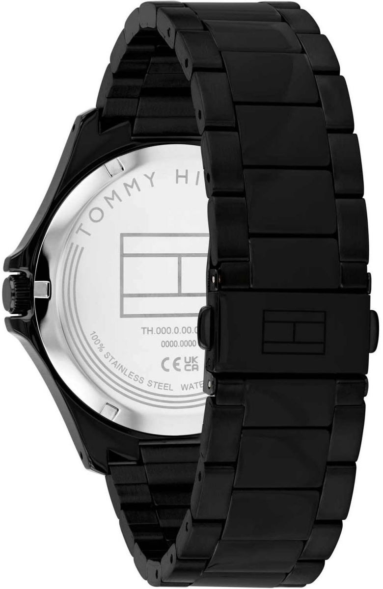 TOMMY HILFIGER Bruce Black Dial 43mm Black Stainless Steel Bracelet 1710680 - 3