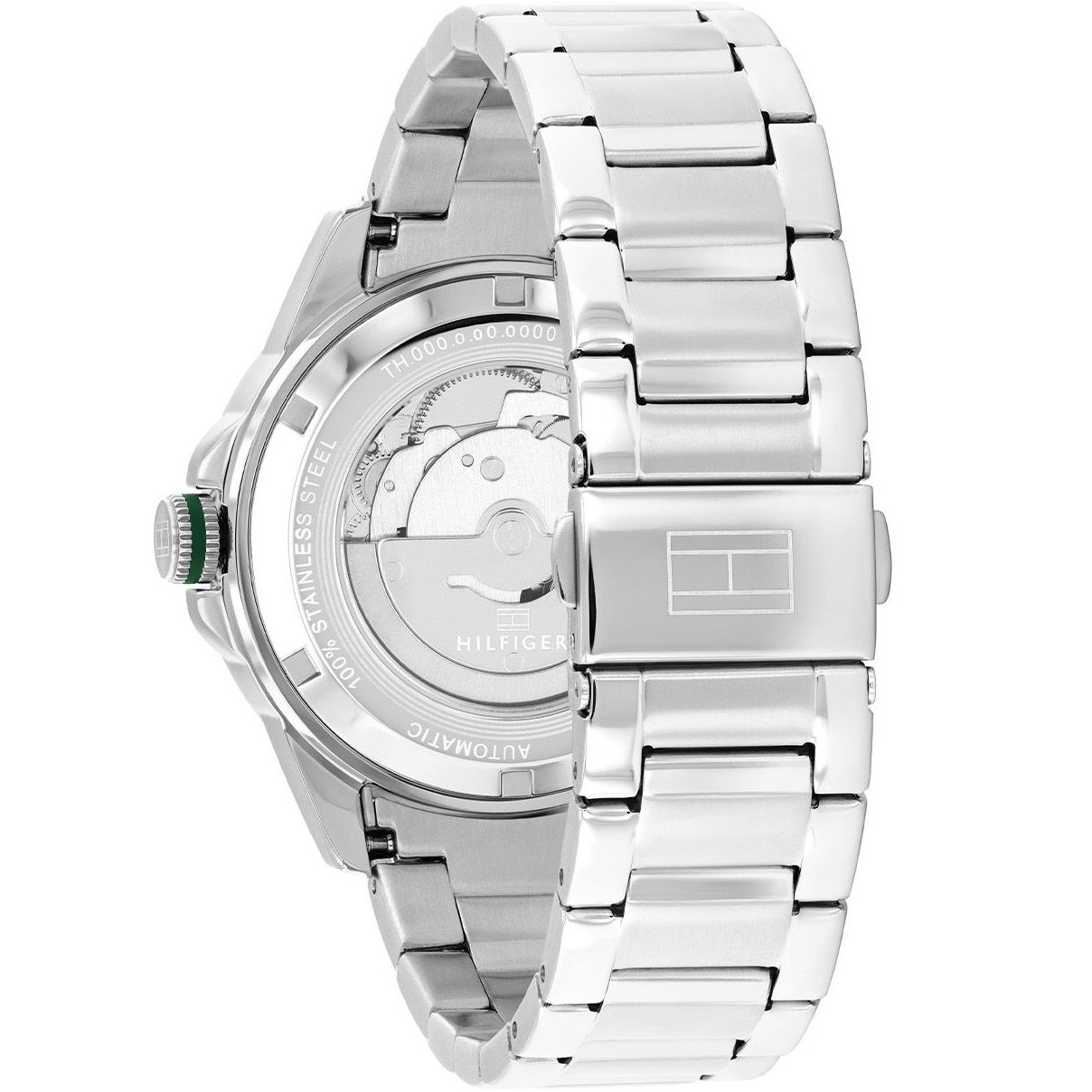 TOMMY HILFIGER Lars Automatic Green Dial 42mm Silver Stainless Steel Bracelet 1710694 - 3