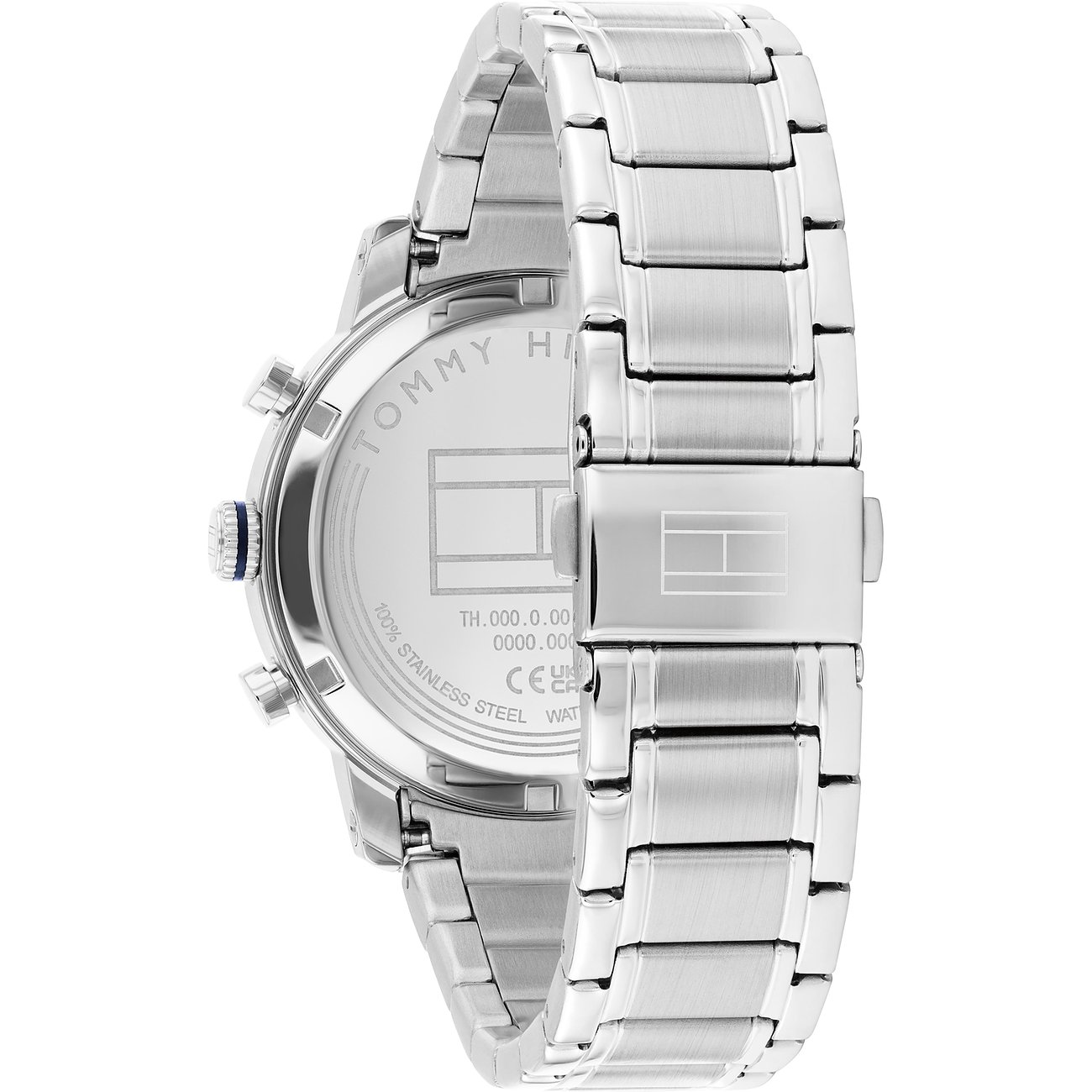 TOMMY HILFIGER Oxford Multifunction Blue Dial 42mm Silver Stainless Steel Bracelet 1710728 - 4