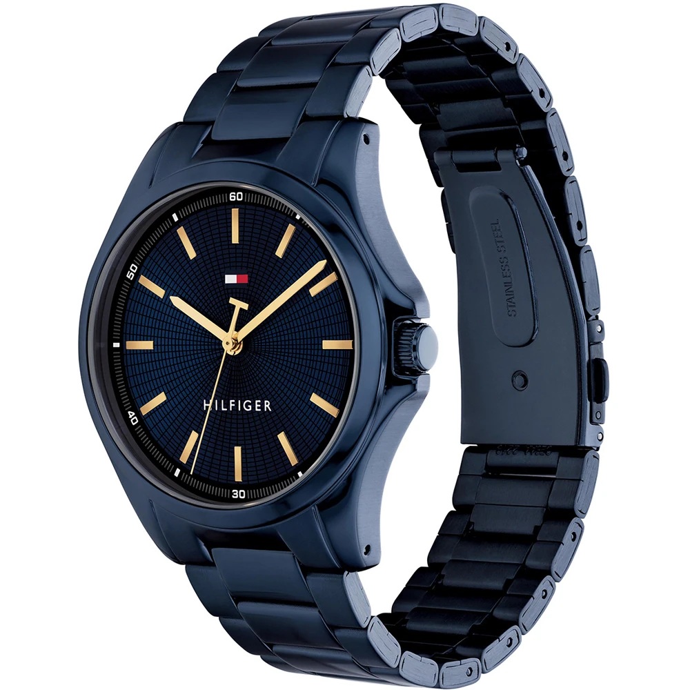 TOMMY HILFIGER Bruce Blue Dial 43mm Blue Stainless Steel Bracelet 1710742 - 