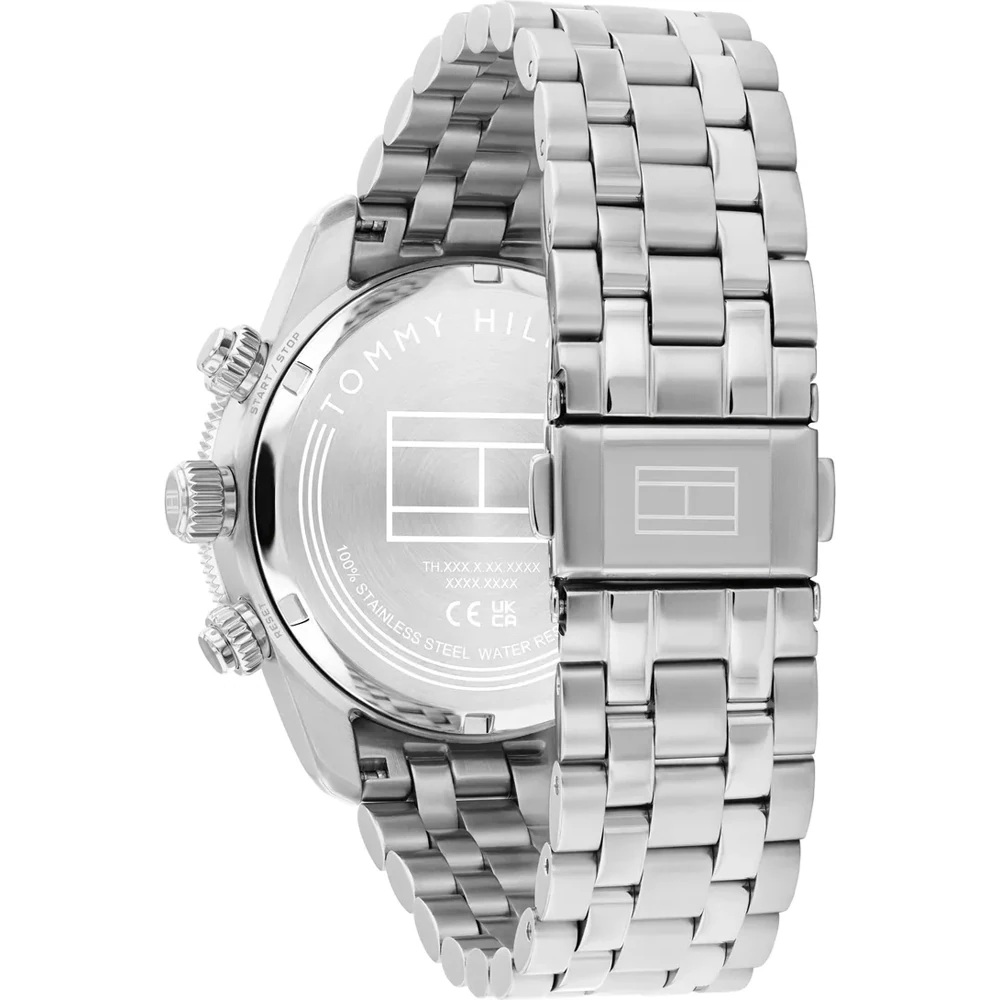TOMMY HILFIGER TH85 Chronograph Blue Dial 41mm Silver Stainless Steel Bracelet 1710743 - 3